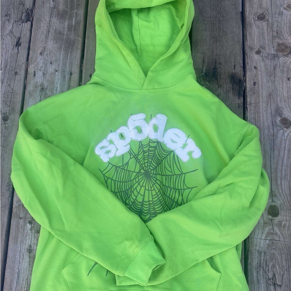 Green Spider  Hoodie